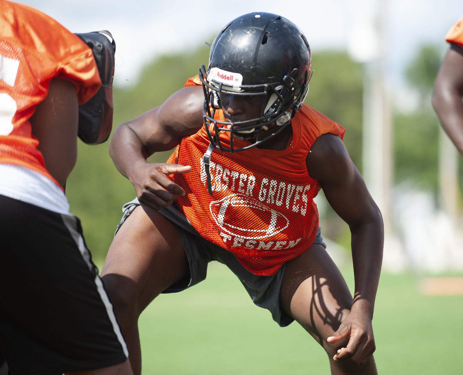Webster Groves football practice